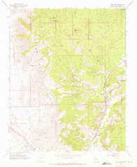 Valentine Arizona Historical topographic map, 1:24000 scale, 7.5 X 7.5 Minute, Year 1968