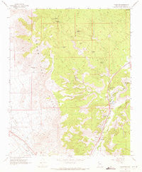 Valentine Arizona Historical topographic map, 1:24000 scale, 7.5 X 7.5 Minute, Year 1968