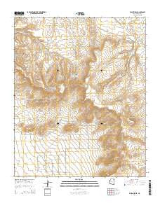 Valentine SE Arizona Current topographic map, 1:24000 scale, 7.5 X 7.5 Minute, Year 2014