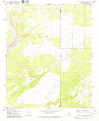 Valle Bonito NE Arizona Historical topographic map, 1:24000 scale, 7.5 X 7.5 Minute, Year 1978