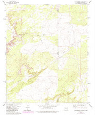 Valle Bonito NE Arizona Historical topographic map, 1:24000 scale, 7.5 X 7.5 Minute, Year 1978