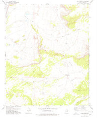Valle Bonito Arizona Historical topographic map, 1:24000 scale, 7.5 X 7.5 Minute, Year 1978