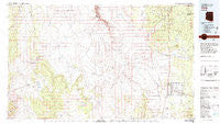 Valle Arizona Historical topographic map, 1:100000 scale, 30 X 60 Minute, Year 1983