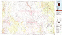 Valle Arizona Historical topographic map, 1:100000 scale, 30 X 60 Minute, Year 1983