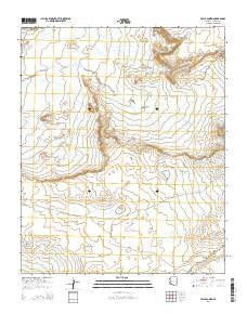 Valle Bonito Arizona Current topographic map, 1:24000 scale, 7.5 X 7.5 Minute, Year 2014