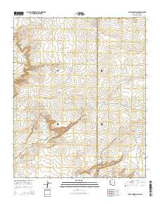 Valle Bonito NE Arizona Current topographic map, 1:24000 scale, 7.5 X 7.5 Minute, Year 2014