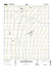 Valley Farms Arizona Current topographic map, 1:24000 scale, 7.5 X 7.5 Minute, Year 2014