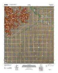 Vamori Arizona Historical topographic map, 1:24000 scale, 7.5 X 7.5 Minute, Year 2011