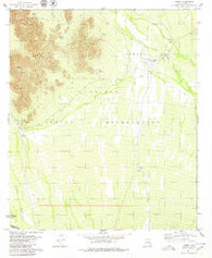 Vamori Arizona Historical topographic map, 1:24000 scale, 7.5 X 7.5 Minute, Year 1979