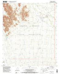 Vamori Arizona Historical topographic map, 1:24000 scale, 7.5 X 7.5 Minute, Year 1996