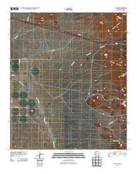 Vanar Arizona Historical topographic map, 1:24000 scale, 7.5 X 7.5 Minute, Year 2010
