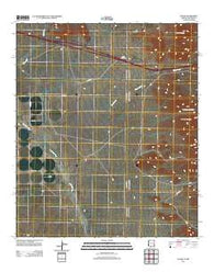 Vanar Arizona Historical topographic map, 1:24000 scale, 7.5 X 7.5 Minute, Year 2011