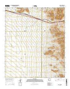 Vanar Arizona Current topographic map, 1:24000 scale, 7.5 X 7.5 Minute, Year 2014