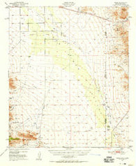 Vanar Arizona Historical topographic map, 1:62500 scale, 15 X 15 Minute, Year 1950