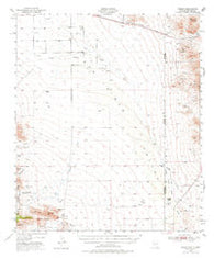 Vanar Arizona Historical topographic map, 1:62500 scale, 15 X 15 Minute, Year 1950