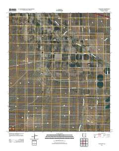 Vanar NW Arizona Historical topographic map, 1:24000 scale, 7.5 X 7.5 Minute, Year 2011