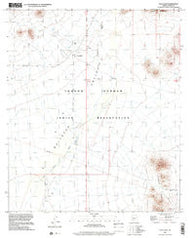 Vaya Chin Arizona Historical topographic map, 1:24000 scale, 7.5 X 7.5 Minute, Year 1996