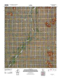 Vaya Chin Arizona Historical topographic map, 1:24000 scale, 7.5 X 7.5 Minute, Year 2011