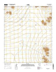 Vaya Chin Arizona Current topographic map, 1:24000 scale, 7.5 X 7.5 Minute, Year 2014