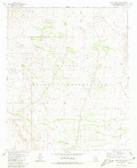 Vekol Mts. NE Arizona Historical topographic map, 1:24000 scale, 7.5 X 7.5 Minute, Year 1981