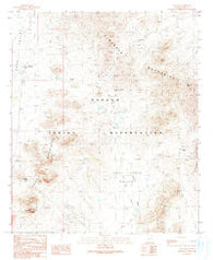 Ventana Arizona Historical topographic map, 1:24000 scale, 7.5 X 7.5 Minute, Year 1990
