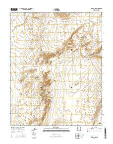Ventana Mesa Arizona Current topographic map, 1:24000 scale, 7.5 X 7.5 Minute, Year 2014