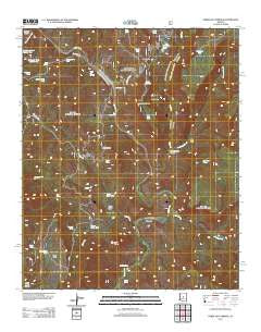 Verde Hot Springs Arizona Historical topographic map, 1:24000 scale, 7.5 X 7.5 Minute, Year 2012