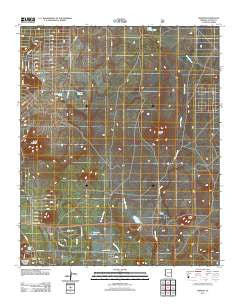 Vernon Arizona Historical topographic map, 1:24000 scale, 7.5 X 7.5 Minute, Year 2011