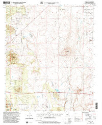 Vernon Arizona Historical topographic map, 1:24000 scale, 7.5 X 7.5 Minute, Year 1998