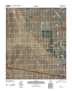 Vicksburg Arizona Historical topographic map, 1:24000 scale, 7.5 X 7.5 Minute, Year 2011