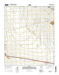 Vicksburg Arizona Current topographic map, 1:24000 scale, 7.5 X 7.5 Minute, Year 2014