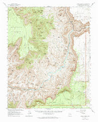 Vishnu Temple Arizona Historical topographic map, 1:62500 scale, 15 X 15 Minute, Year 1962