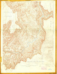 Vishnu Arizona Historical topographic map, 1:48000 scale, 15 X 15 Minute, Year 1907