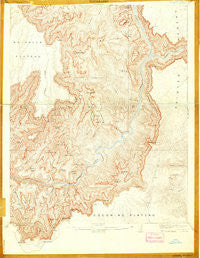 Vishnu Arizona Historical topographic map, 1:48000 scale, 15 X 15 Minute, Year 1907