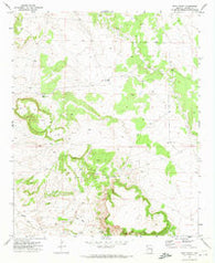 Voigt Ranch Arizona Historical topographic map, 1:24000 scale, 7.5 X 7.5 Minute, Year 1971