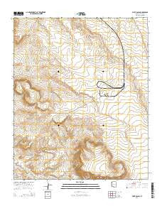 Voigt Ranch Arizona Current topographic map, 1:24000 scale, 7.5 X 7.5 Minute, Year 2014