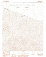 Vopoki Ridge SE Arizona Historical topographic map, 1:24000 scale, 7.5 X 7.5 Minute, Year 1990