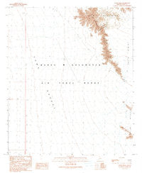 Vopoki Ridge Arizona Historical topographic map, 1:24000 scale, 7.5 X 7.5 Minute, Year 1990
