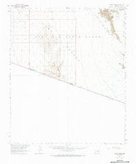 Vopoki Ridge Arizona Historical topographic map, 1:62500 scale, 15 X 15 Minute, Year 1965