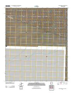 Vopoki Ridge SE Arizona Historical topographic map, 1:24000 scale, 7.5 X 7.5 Minute, Year 2011
