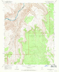 Vulcans Throne SW Arizona Historical topographic map, 1:24000 scale, 7.5 X 7.5 Minute, Year 1967