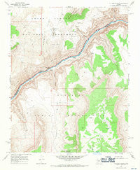 Vulcans Throne Arizona Historical topographic map, 1:24000 scale, 7.5 X 7.5 Minute, Year 1967