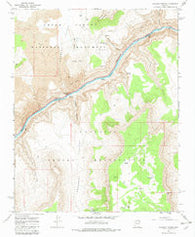 Vulcans Throne Arizona Historical topographic map, 1:24000 scale, 7.5 X 7.5 Minute, Year 1967