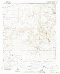 Vulture Mountains Arizona Historical topographic map, 1:62500 scale, 15 X 15 Minute, Year 1961