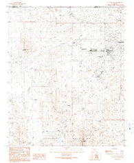 Vulture Peak Arizona Historical topographic map, 1:24000 scale, 7.5 X 7.5 Minute, Year 1990
