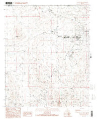 Vulture Peak Arizona Historical topographic map, 1:24000 scale, 7.5 X 7.5 Minute, Year 1990