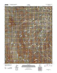 Vulture Peak Arizona Historical topographic map, 1:24000 scale, 7.5 X 7.5 Minute, Year 2011