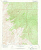 Wabayuma Peak Arizona Historical topographic map, 1:24000 scale, 7.5 X 7.5 Minute, Year 1967