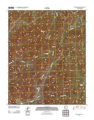Wabayuma Peak Arizona Historical topographic map, 1:24000 scale, 7.5 X 7.5 Minute, Year 2011