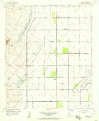 Waddell Arizona Historical topographic map, 1:24000 scale, 7.5 X 7.5 Minute, Year 1957